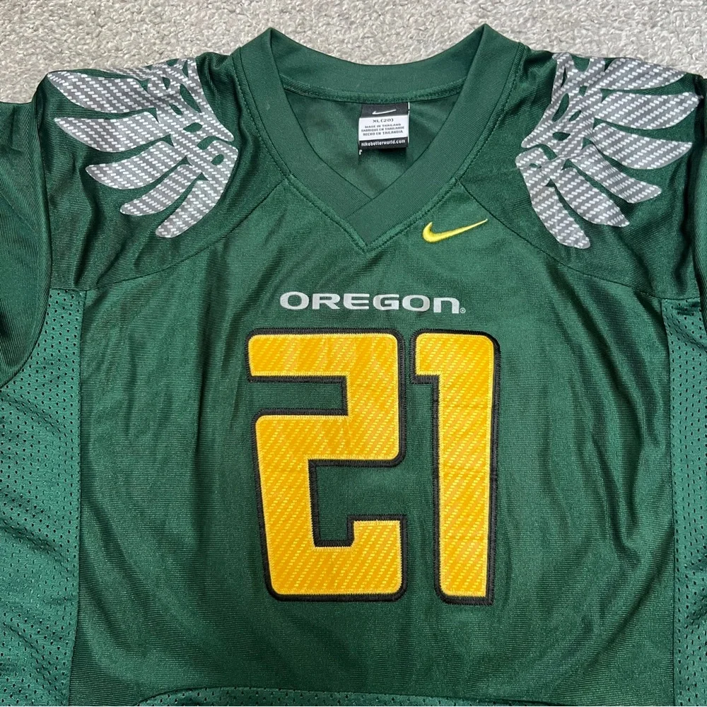 Oregon Ducks Jersey Youth XL LaMichael James #21 Nike NCAA Football Jersey